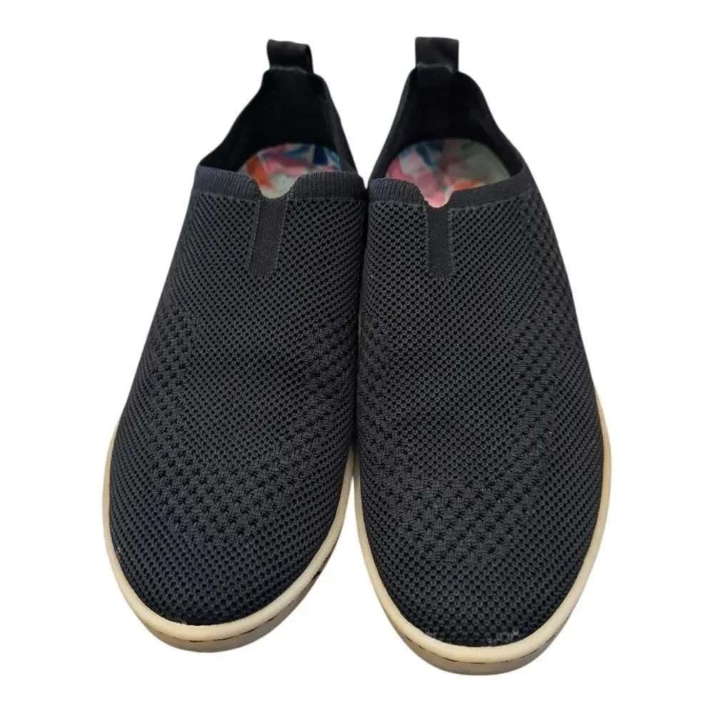 Born Women's Black Knit Slip-On Shoes Sneakers 6.5